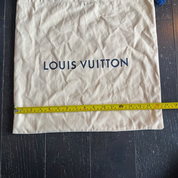 LOUIS VUITTON large DRAWSTRING DUST BAG FOR HANDBAG 42/41cm storage storage - Picture 3 of 6